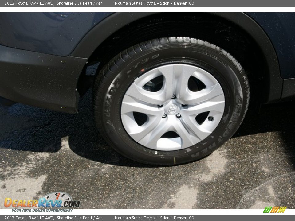 2013 Toyota RAV4 LE AWD Shoreline Blue Pearl / Ash Photo #9