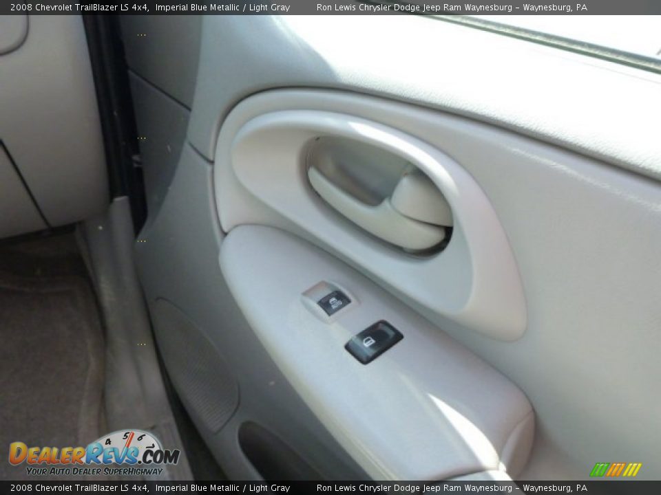 2008 Chevrolet TrailBlazer LS 4x4 Imperial Blue Metallic / Light Gray Photo #7