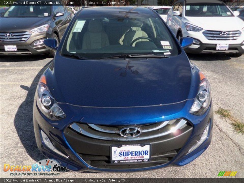 2013 Hyundai Elantra GT Atlantic Blue / Beige Photo #1