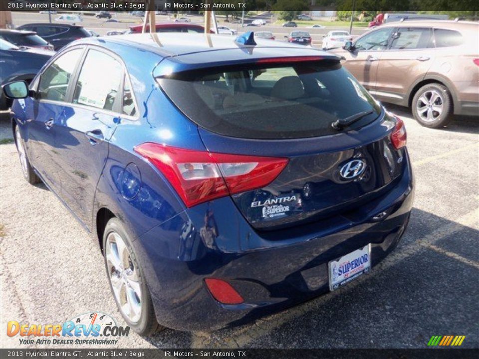 2013 Hyundai Elantra GT Atlantic Blue / Beige Photo #5
