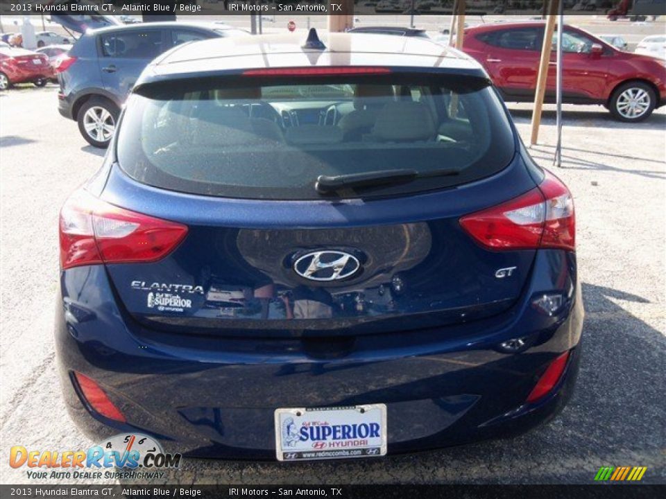 2013 Hyundai Elantra GT Atlantic Blue / Beige Photo #6