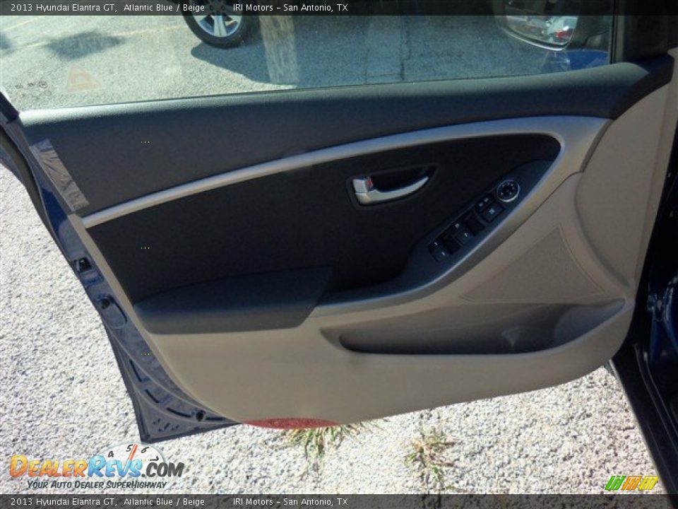 2013 Hyundai Elantra GT Atlantic Blue / Beige Photo #7
