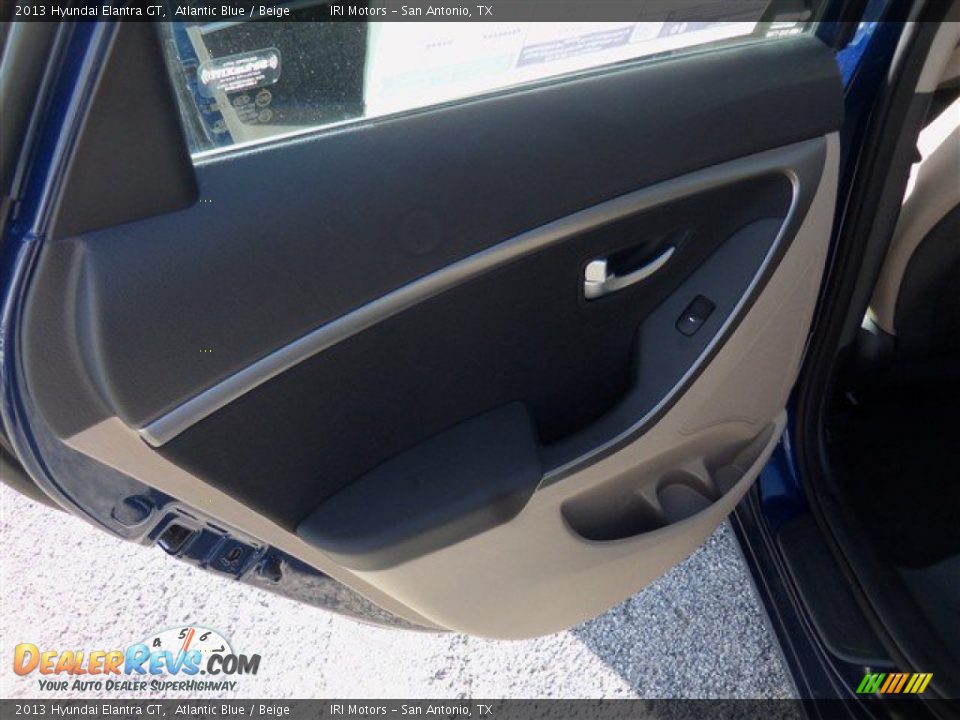 2013 Hyundai Elantra GT Atlantic Blue / Beige Photo #10