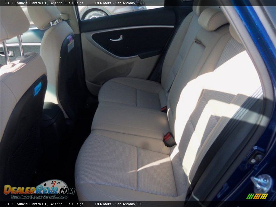 2013 Hyundai Elantra GT Atlantic Blue / Beige Photo #11