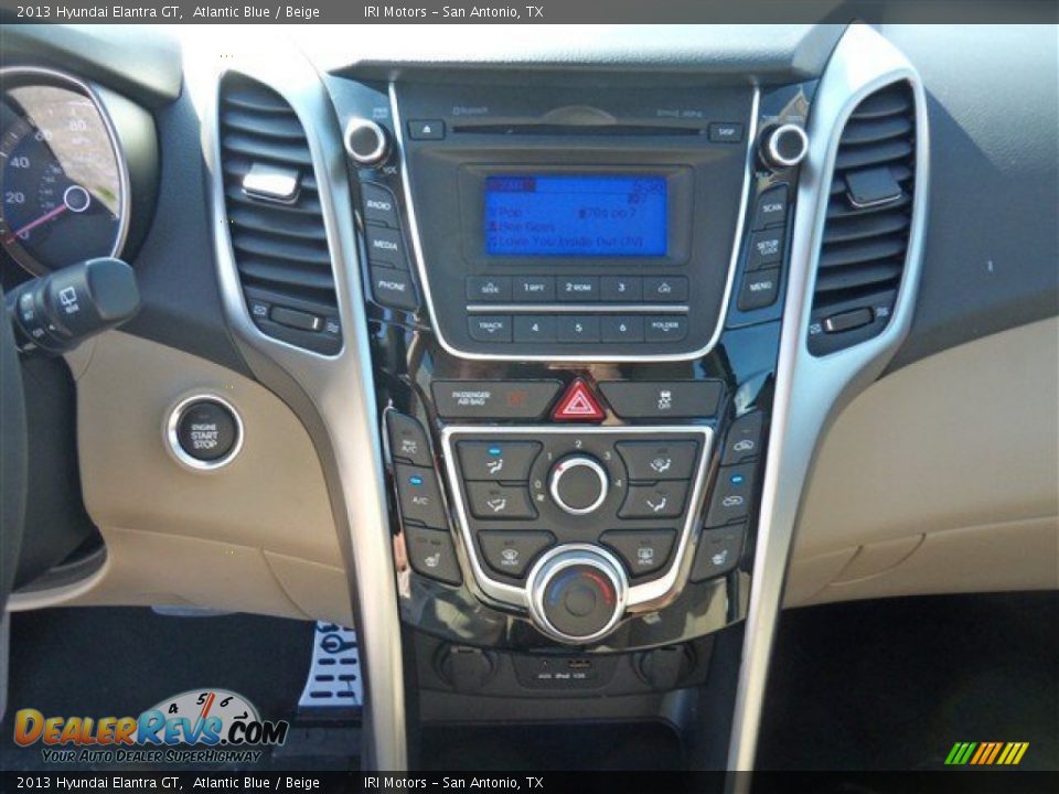 2013 Hyundai Elantra GT Atlantic Blue / Beige Photo #13