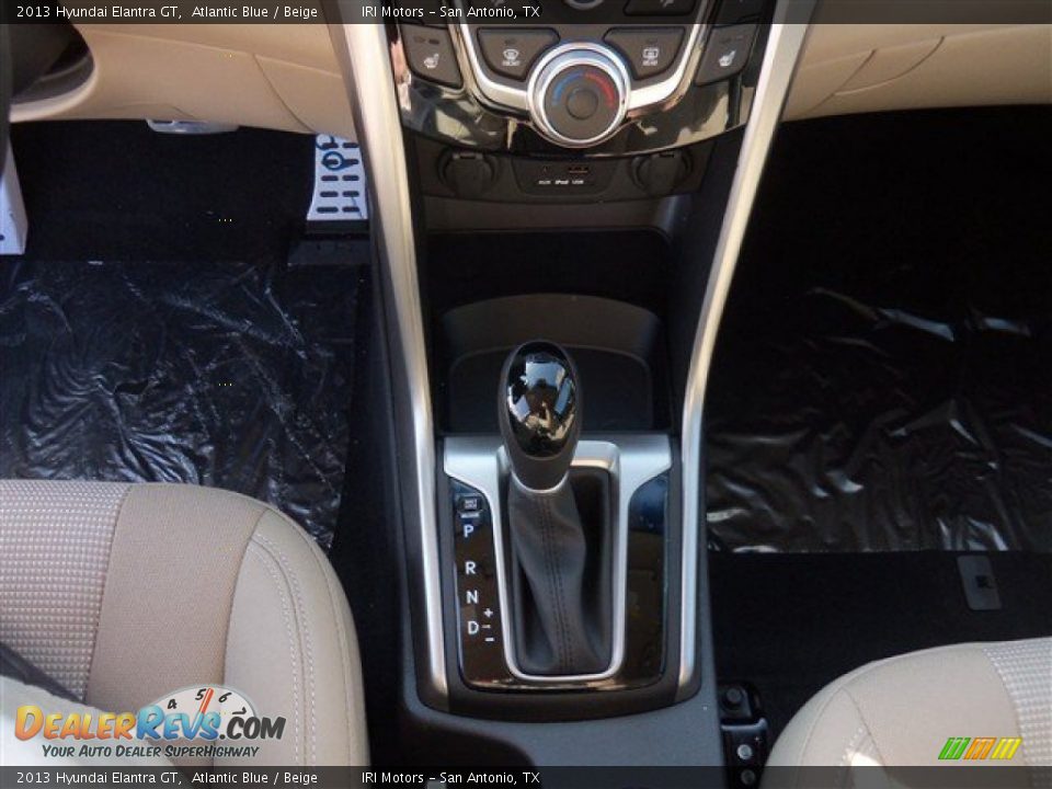 2013 Hyundai Elantra GT Atlantic Blue / Beige Photo #14