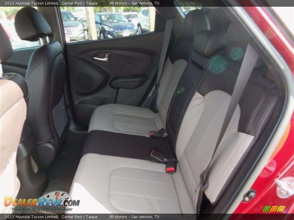 2013 Hyundai Tucson Limited Garnet Red / Taupe Photo #13