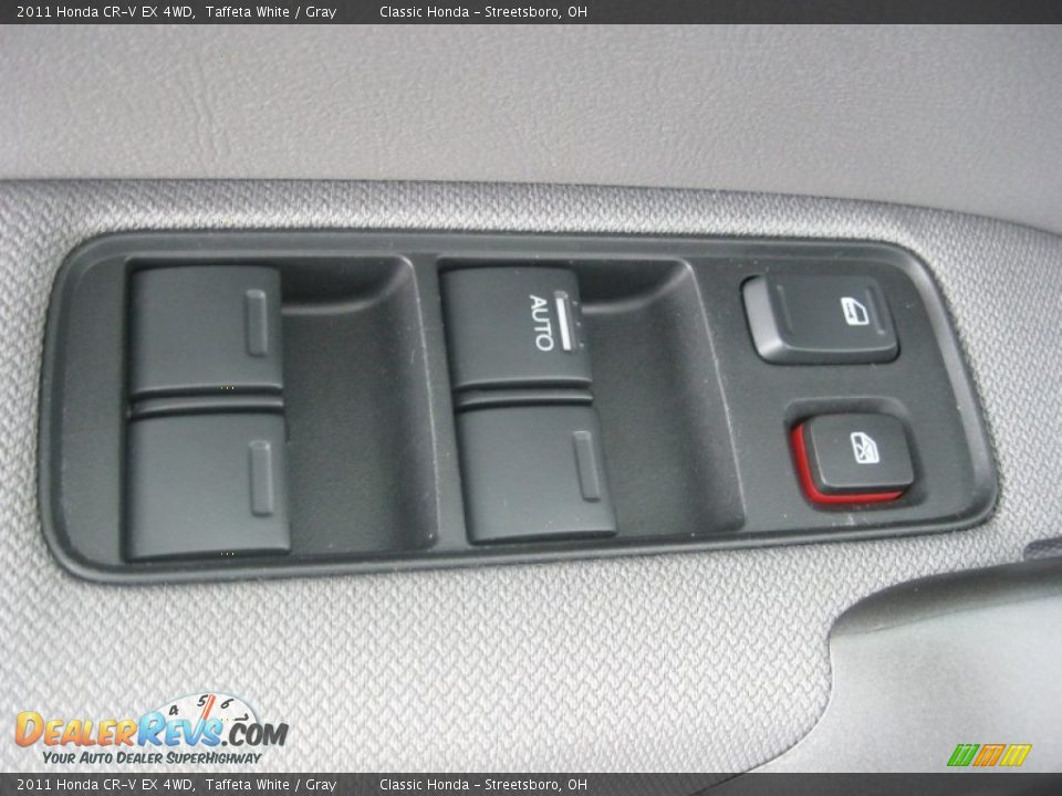 2011 Honda CR-V EX 4WD Taffeta White / Gray Photo #14