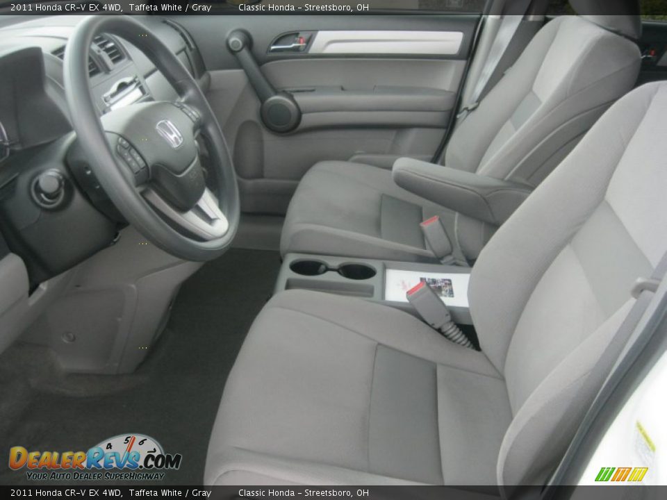 2011 Honda CR-V EX 4WD Taffeta White / Gray Photo #15
