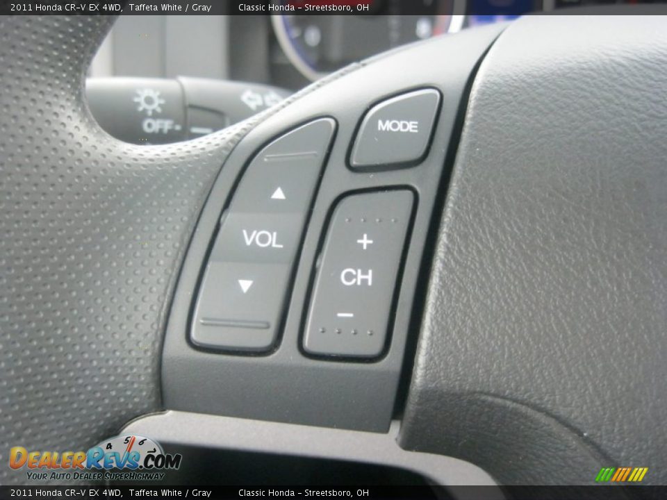 2011 Honda CR-V EX 4WD Taffeta White / Gray Photo #20