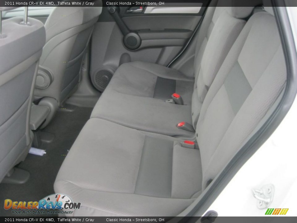 2011 Honda CR-V EX 4WD Taffeta White / Gray Photo #29