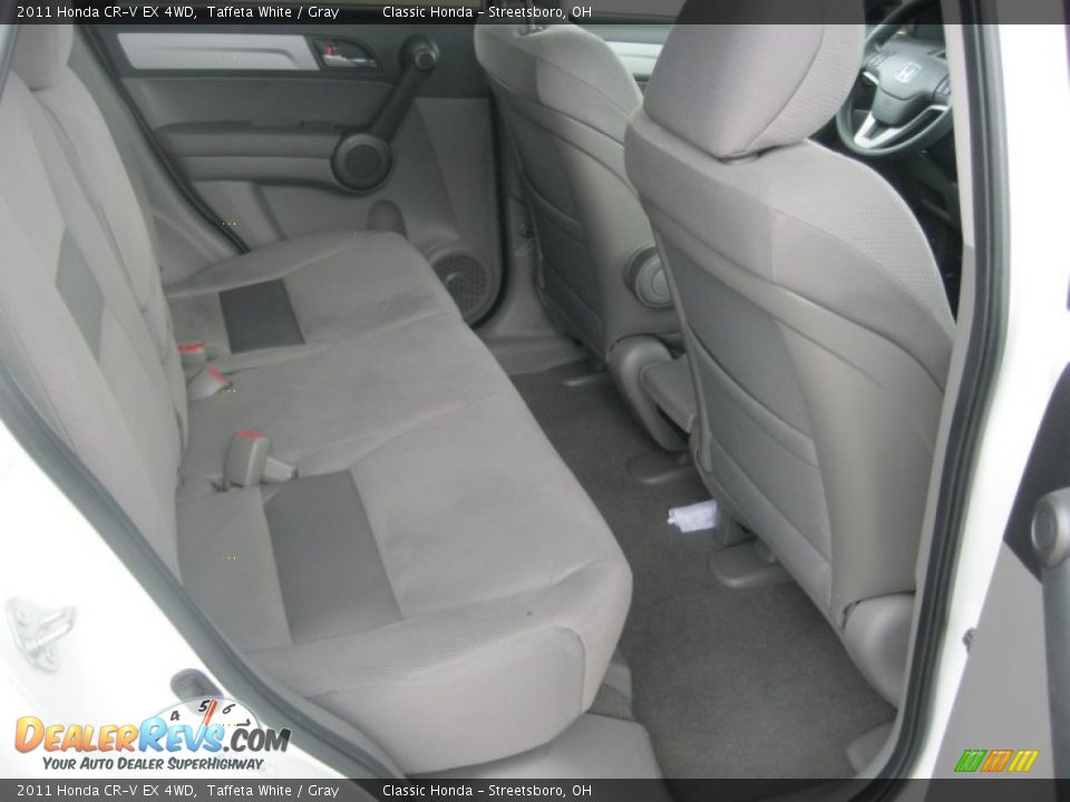 2011 Honda CR-V EX 4WD Taffeta White / Gray Photo #32