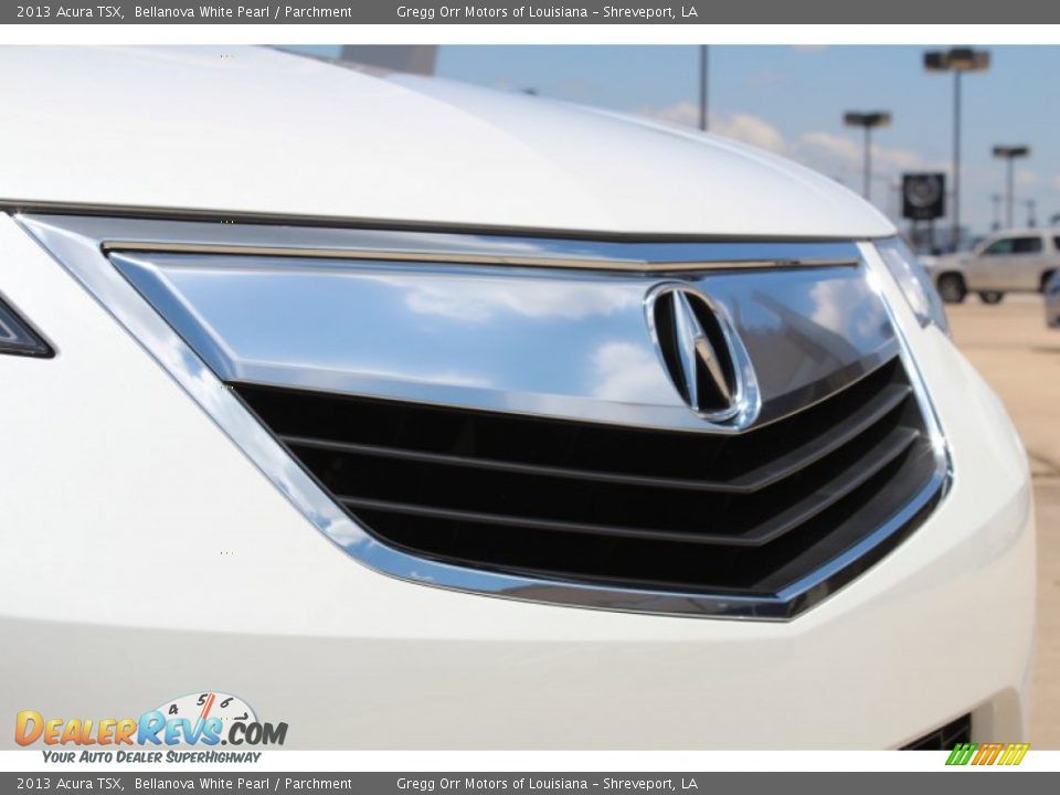 2013 Acura TSX Bellanova White Pearl / Parchment Photo #9