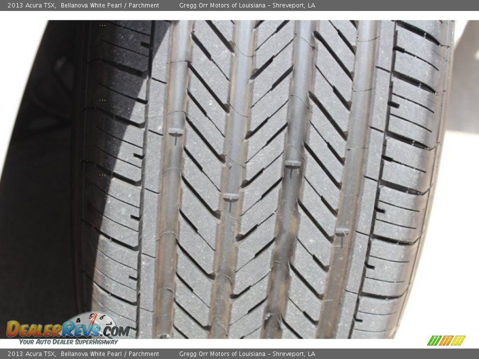 2013 Acura TSX Bellanova White Pearl / Parchment Photo #11