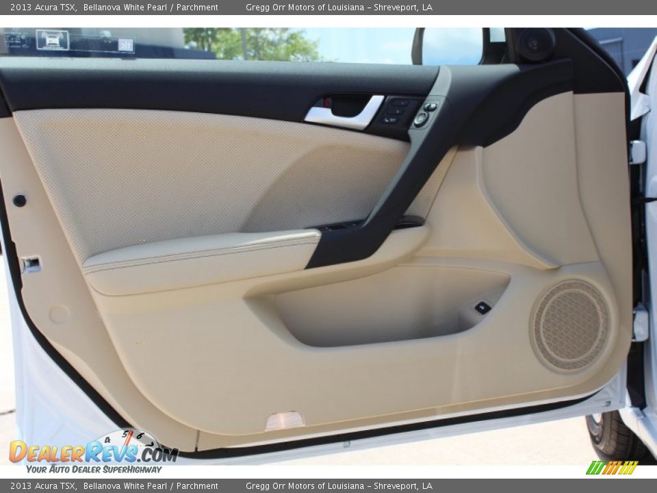 2013 Acura TSX Bellanova White Pearl / Parchment Photo #15