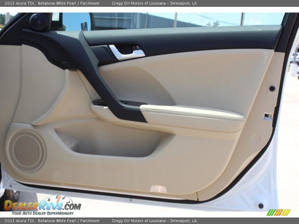 2013 Acura TSX Bellanova White Pearl / Parchment Photo #17