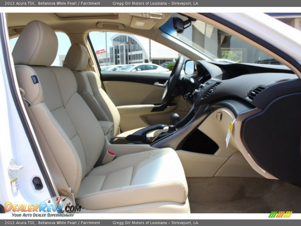 2013 Acura TSX Bellanova White Pearl / Parchment Photo #18