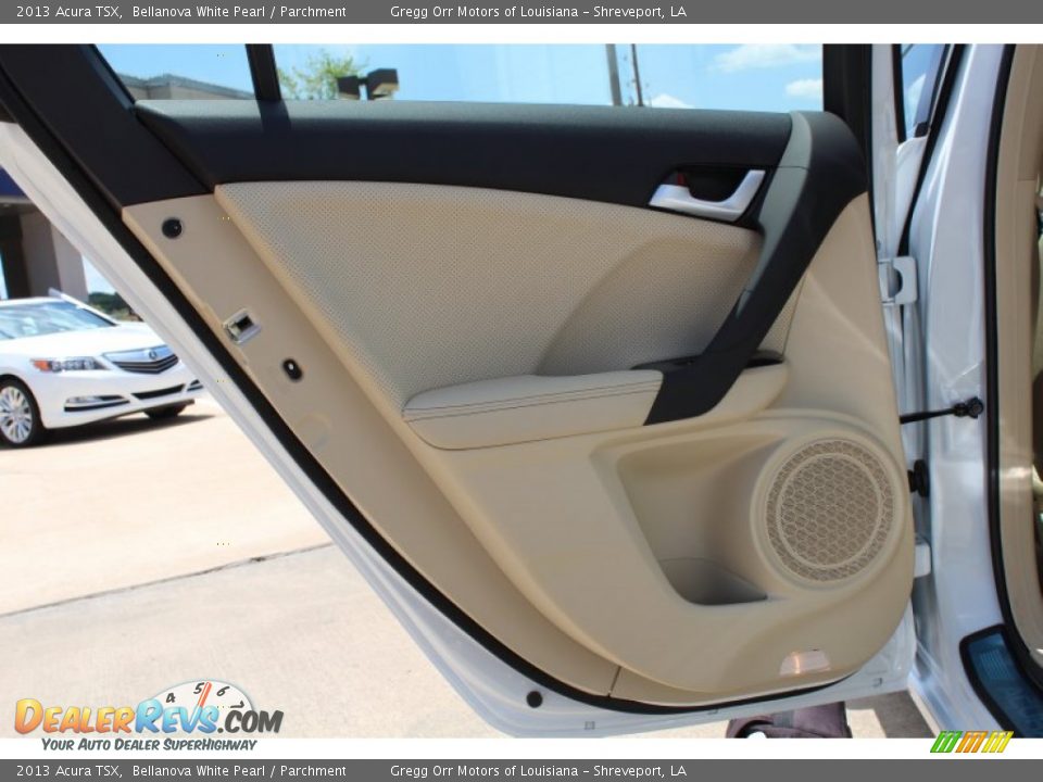 2013 Acura TSX Bellanova White Pearl / Parchment Photo #19