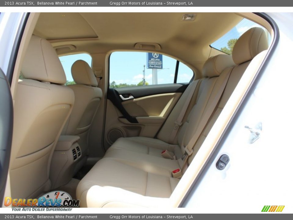2013 Acura TSX Bellanova White Pearl / Parchment Photo #20