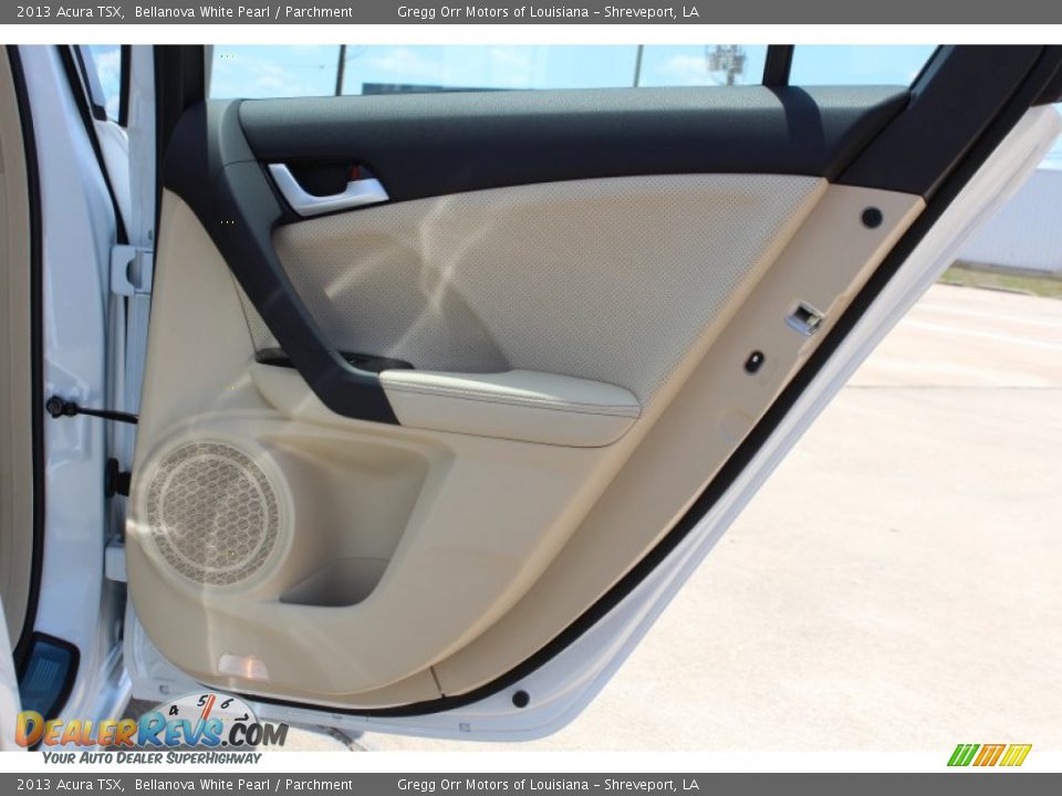 2013 Acura TSX Bellanova White Pearl / Parchment Photo #21