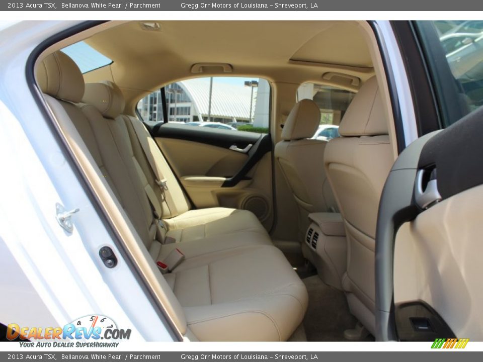 2013 Acura TSX Bellanova White Pearl / Parchment Photo #22