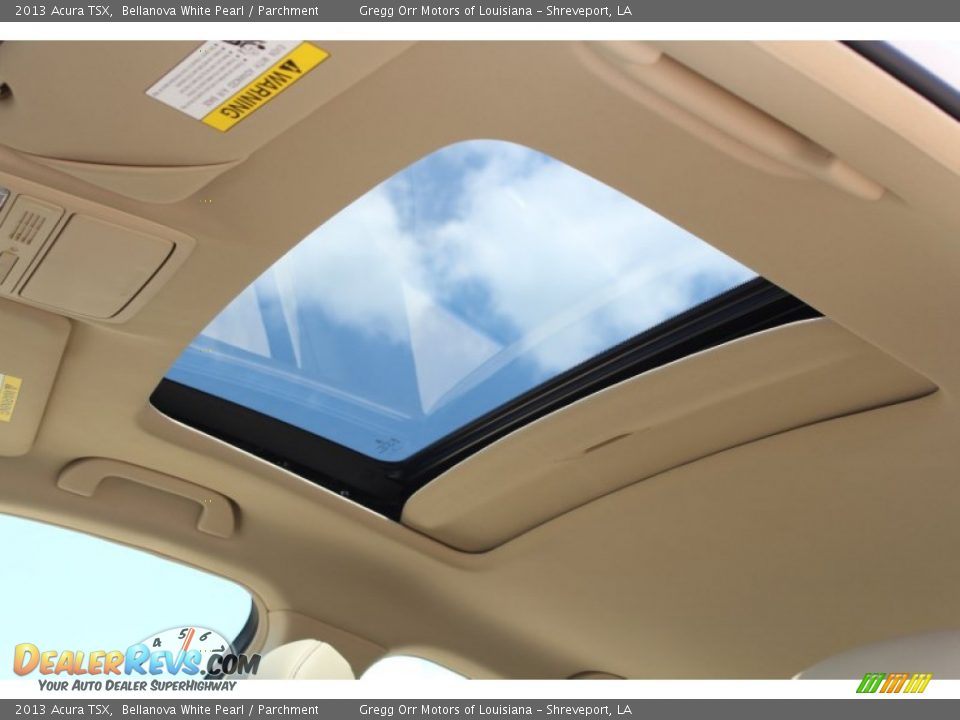 2013 Acura TSX Bellanova White Pearl / Parchment Photo #25