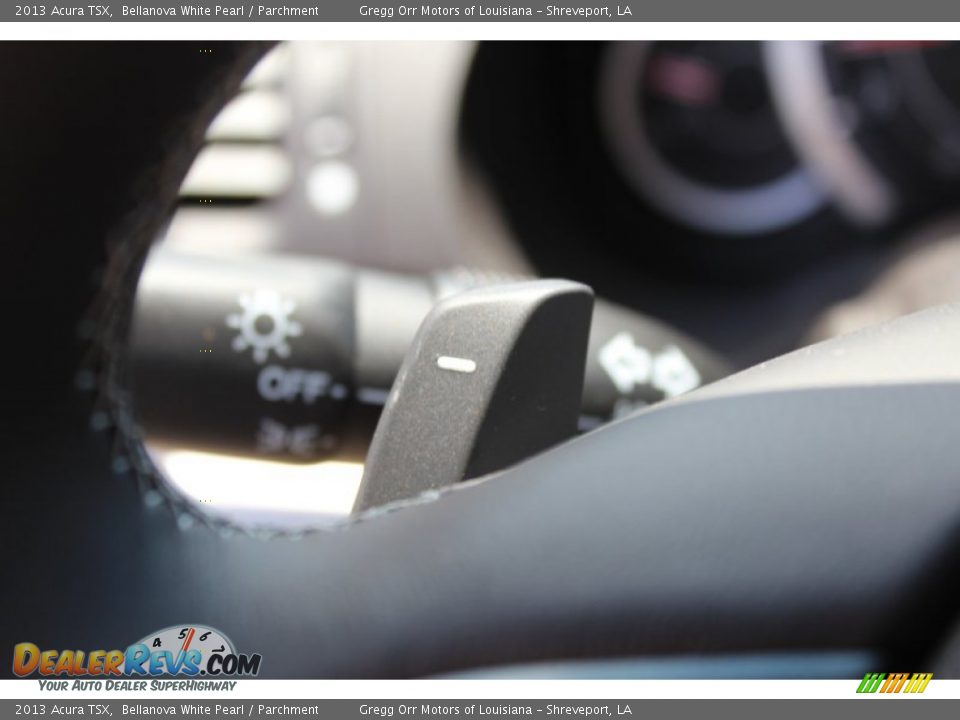 2013 Acura TSX Bellanova White Pearl / Parchment Photo #26