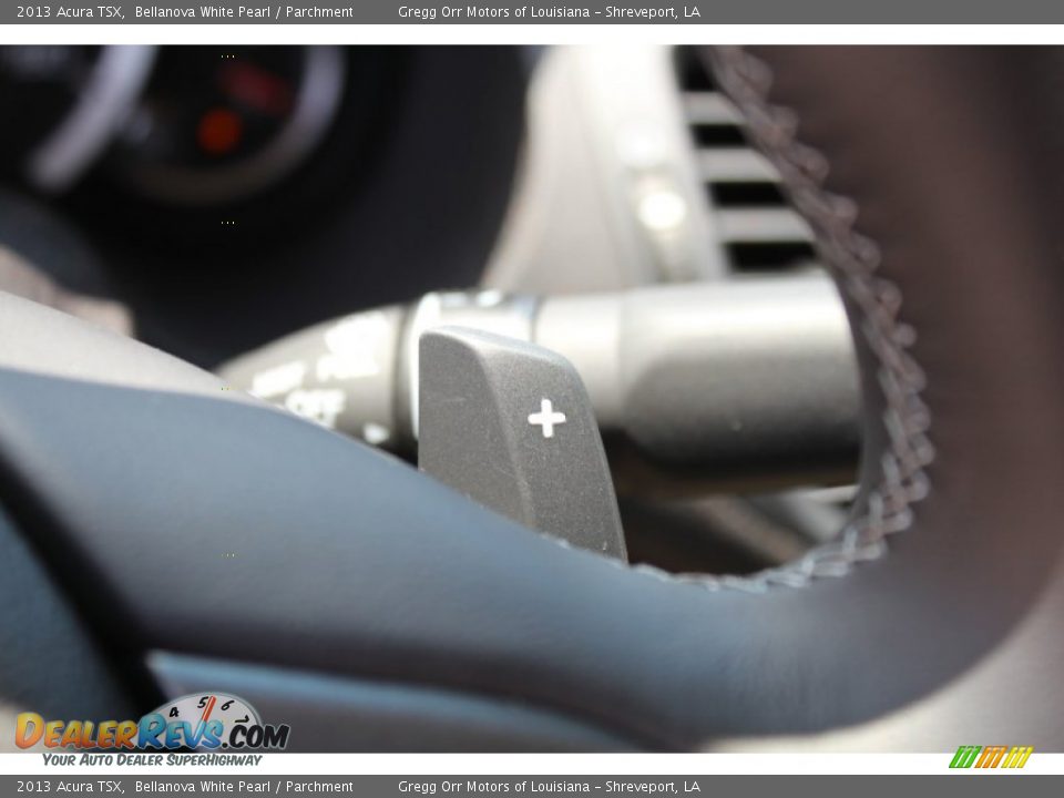 2013 Acura TSX Bellanova White Pearl / Parchment Photo #27