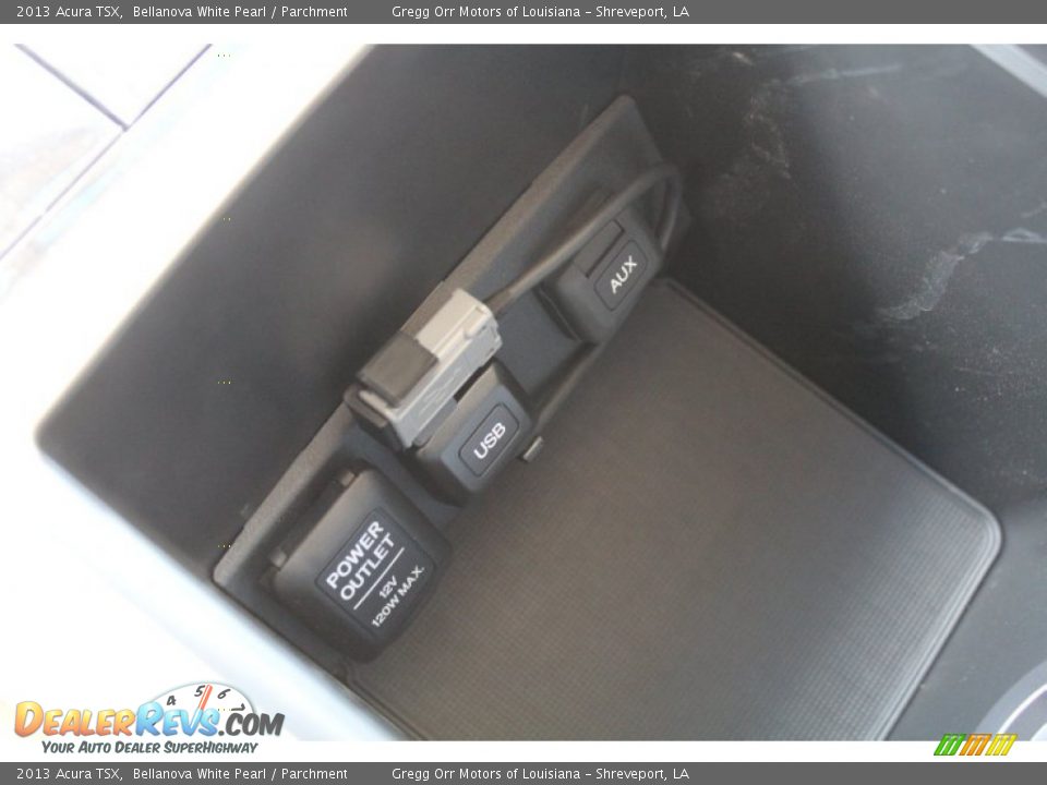 2013 Acura TSX Bellanova White Pearl / Parchment Photo #31