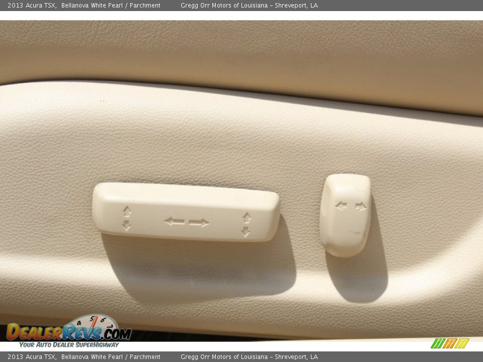 2013 Acura TSX Bellanova White Pearl / Parchment Photo #35