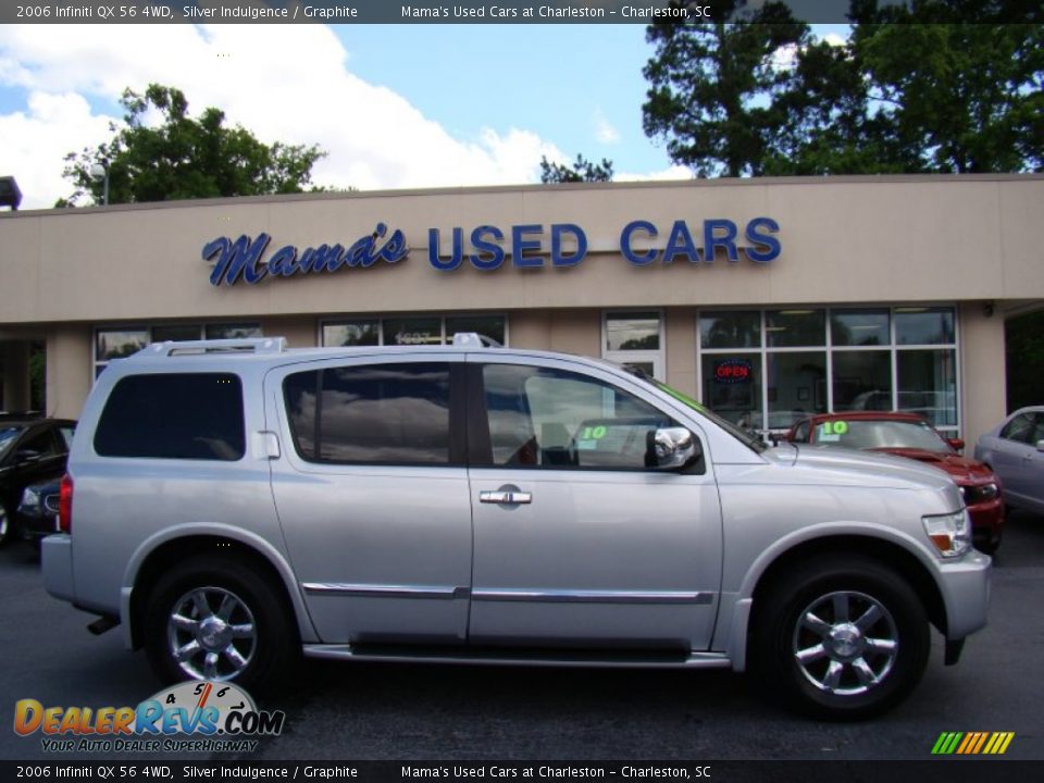2006 Infiniti QX 56 4WD Silver Indulgence / Graphite Photo #1
