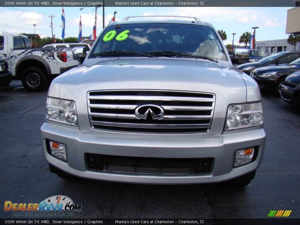 2006 Infiniti QX 56 4WD Silver Indulgence / Graphite Photo #3