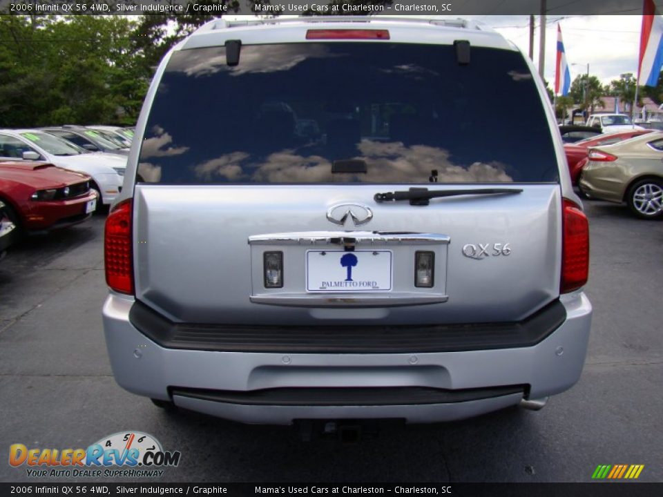 2006 Infiniti QX 56 4WD Silver Indulgence / Graphite Photo #7