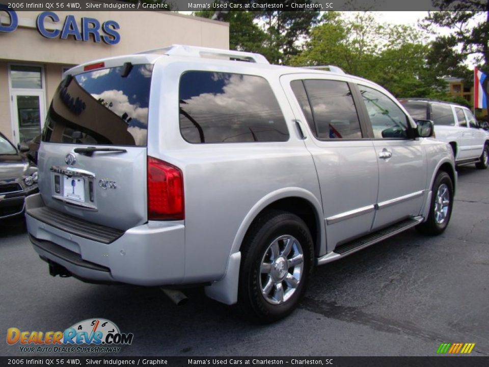 2006 Infiniti QX 56 4WD Silver Indulgence / Graphite Photo #8