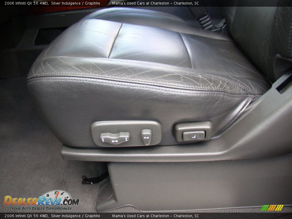 2006 Infiniti QX 56 4WD Silver Indulgence / Graphite Photo #10