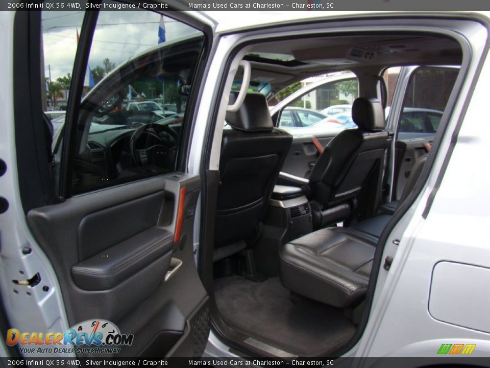 2006 Infiniti QX 56 4WD Silver Indulgence / Graphite Photo #11