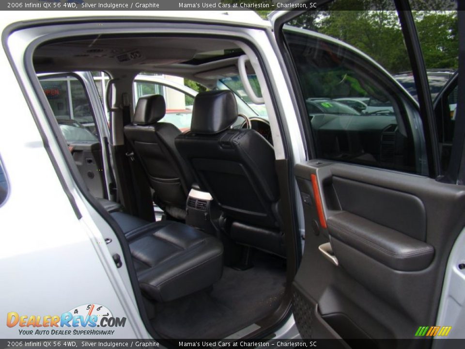 2006 Infiniti QX 56 4WD Silver Indulgence / Graphite Photo #16