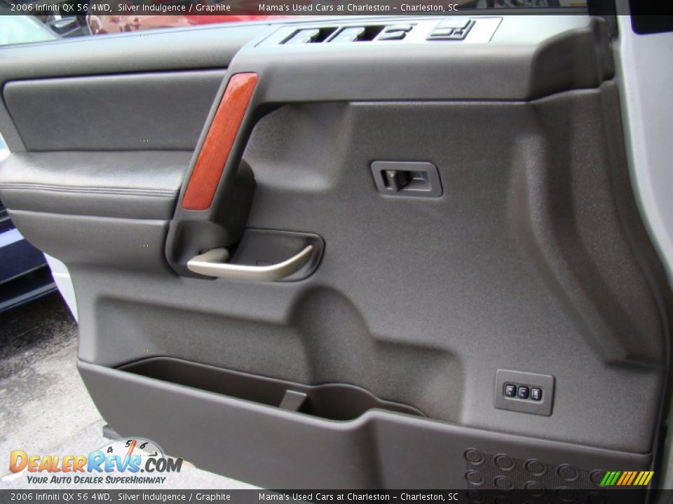 2006 Infiniti QX 56 4WD Silver Indulgence / Graphite Photo #19