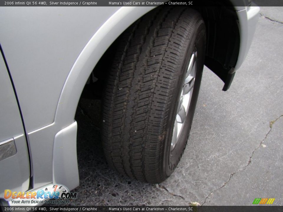 2006 Infiniti QX 56 4WD Silver Indulgence / Graphite Photo #26