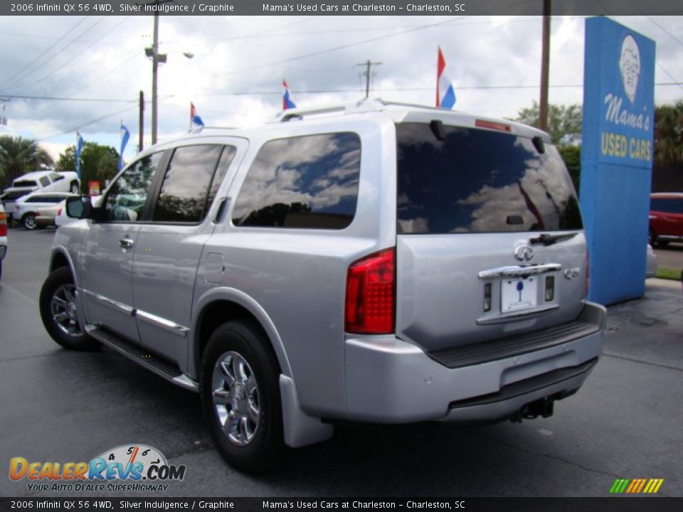 2006 Infiniti QX 56 4WD Silver Indulgence / Graphite Photo #30