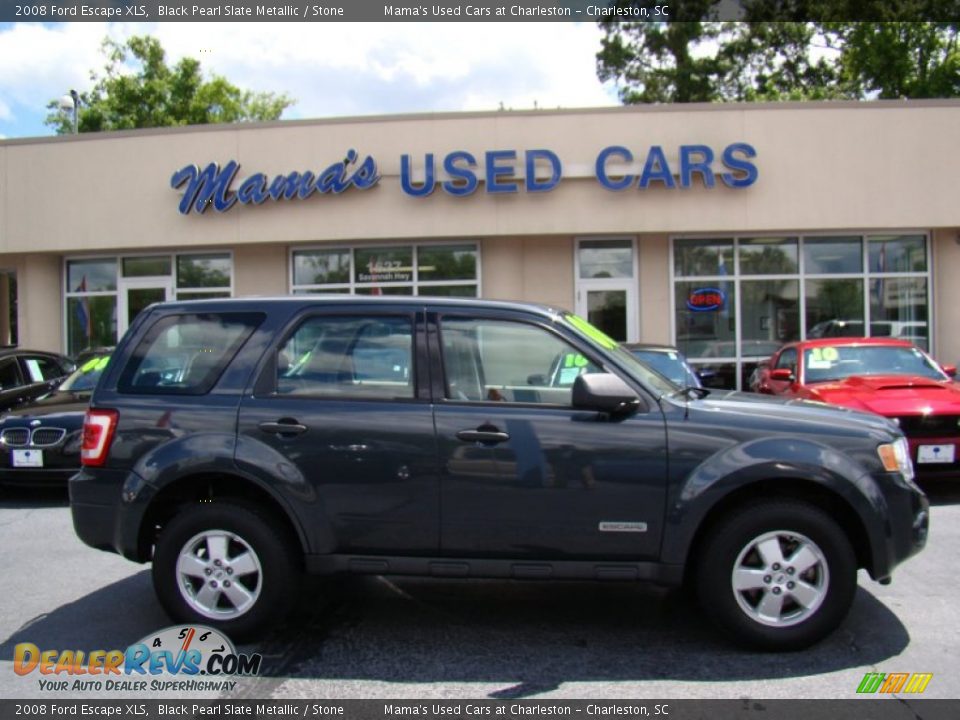 2008 Ford Escape XLS Black Pearl Slate Metallic / Stone Photo #1