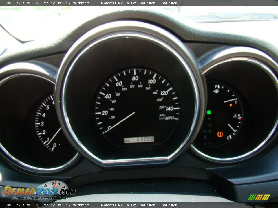 2009 Lexus RX 350 Smokey Granite / Parchment Photo #22