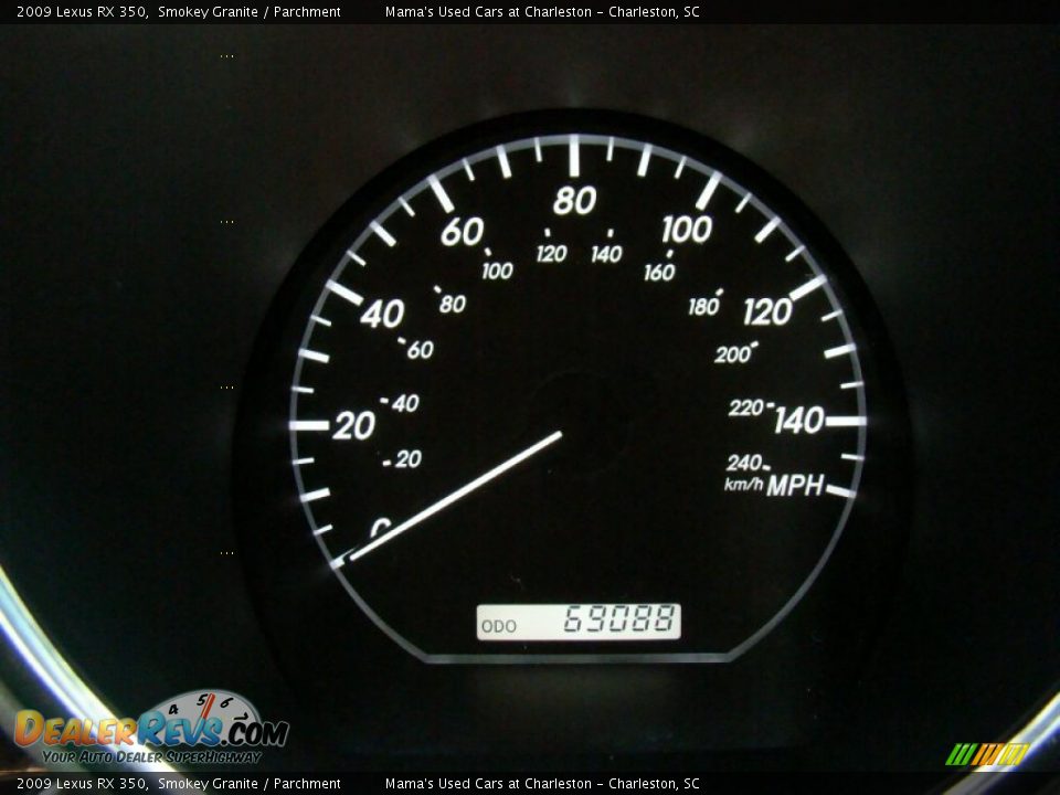 2009 Lexus RX 350 Smokey Granite / Parchment Photo #23