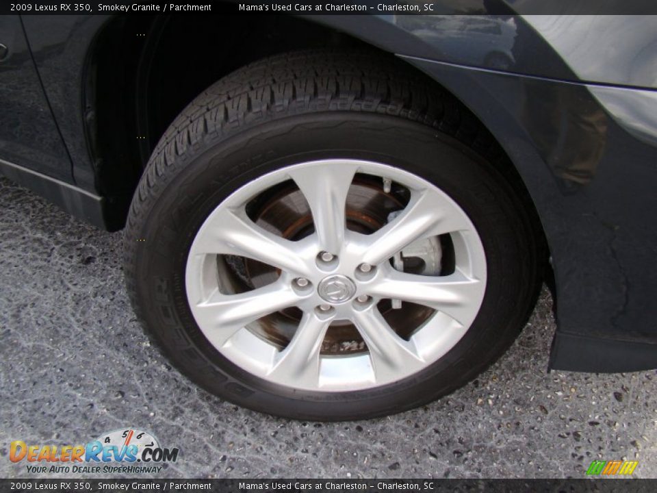 2009 Lexus RX 350 Smokey Granite / Parchment Photo #26