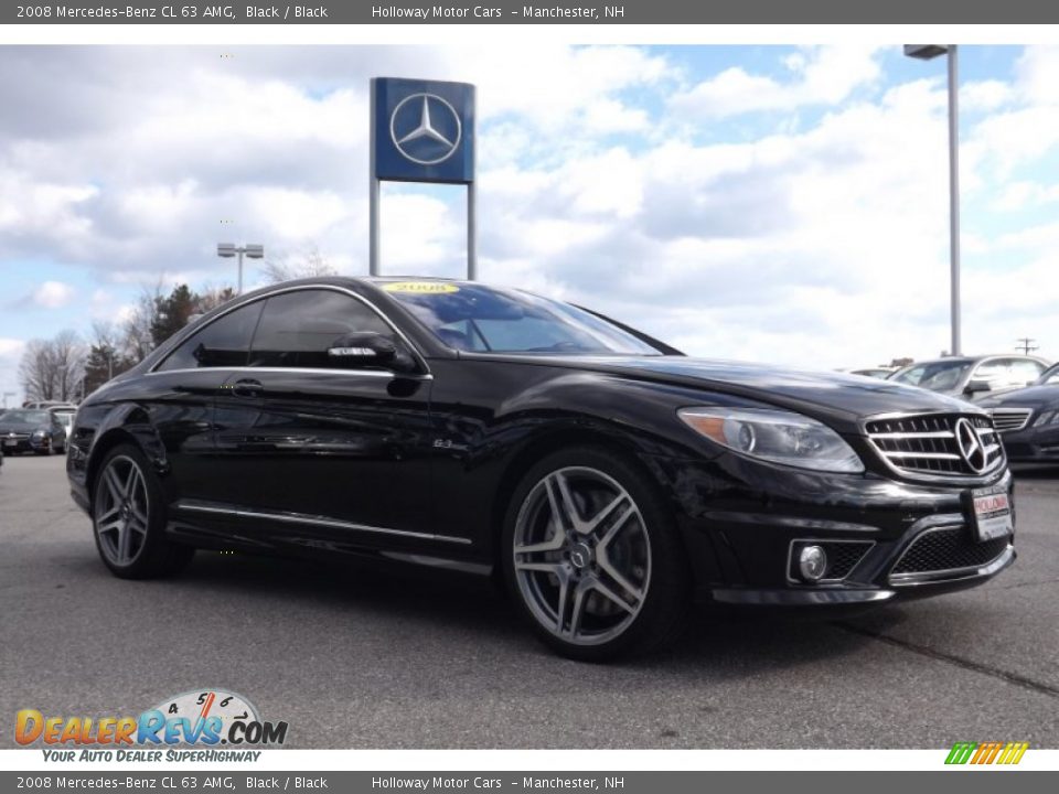 2008 Mercedes-Benz CL 63 AMG Black / Black Photo #3