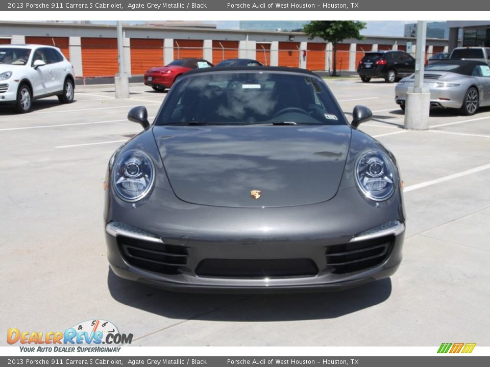 2013 Porsche 911 Carrera S Cabriolet Agate Grey Metallic / Black Photo #3