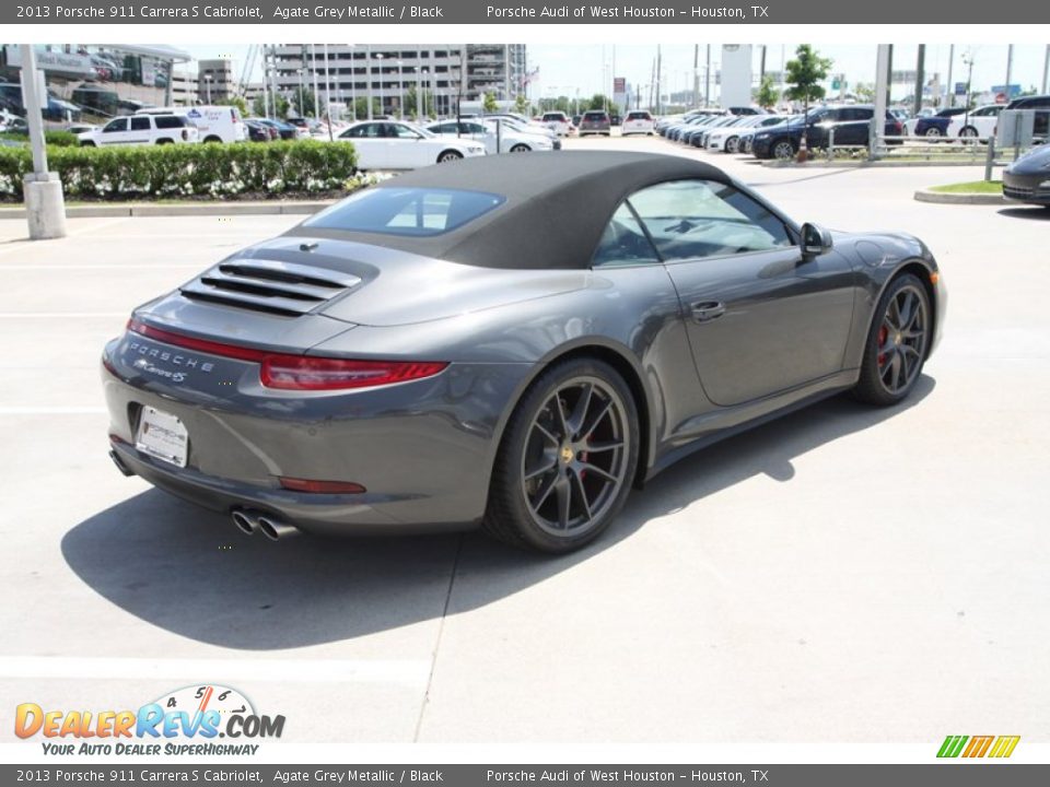 2013 Porsche 911 Carrera S Cabriolet Agate Grey Metallic / Black Photo #10