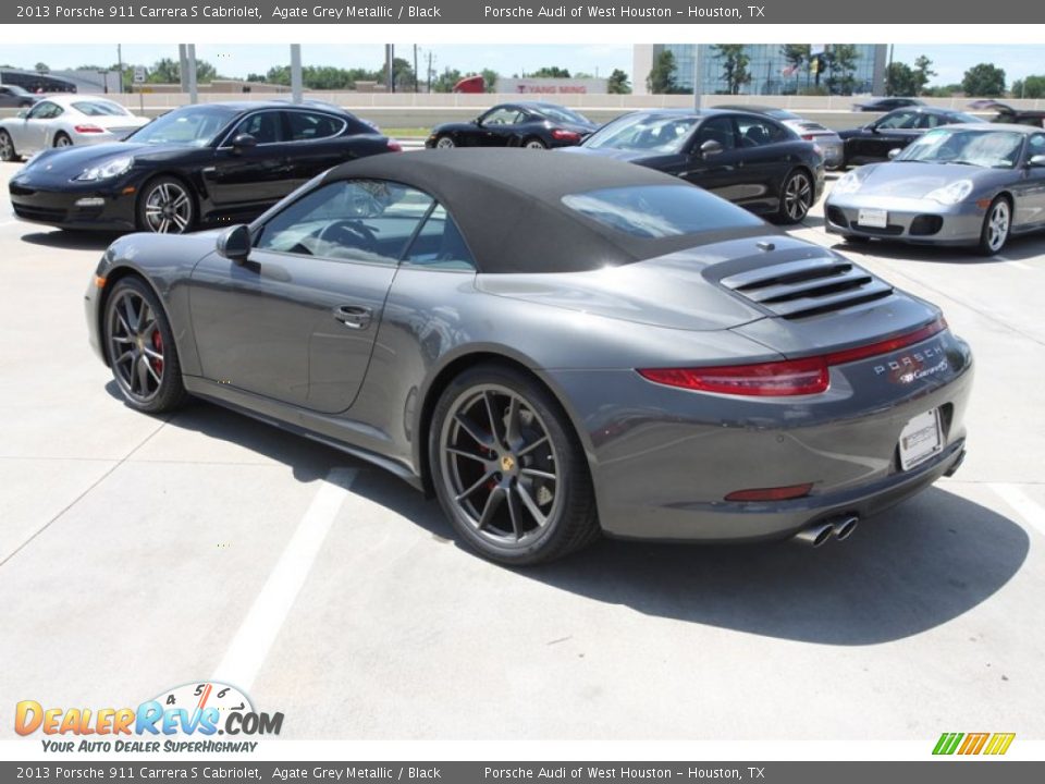2013 Porsche 911 Carrera S Cabriolet Agate Grey Metallic / Black Photo #27
