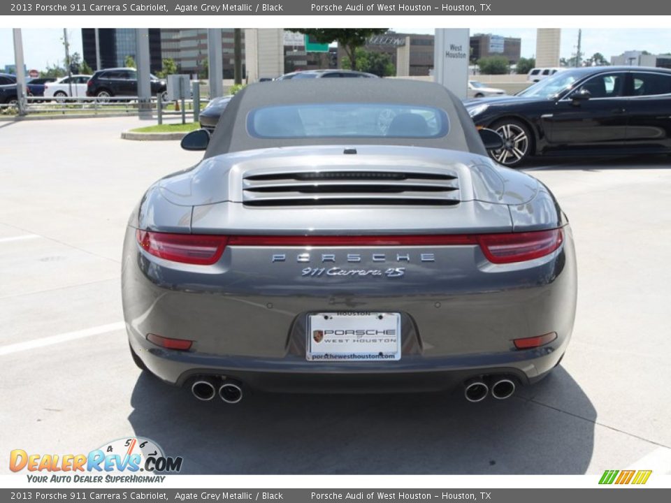 2013 Porsche 911 Carrera S Cabriolet Agate Grey Metallic / Black Photo #28