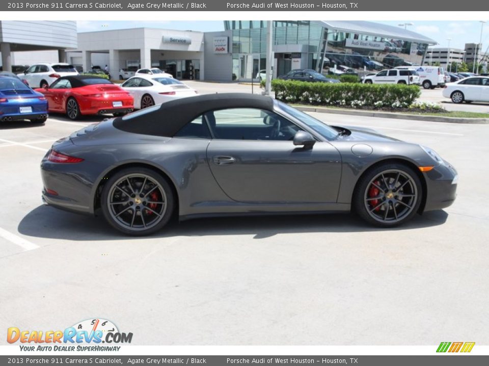 2013 Porsche 911 Carrera S Cabriolet Agate Grey Metallic / Black Photo #30